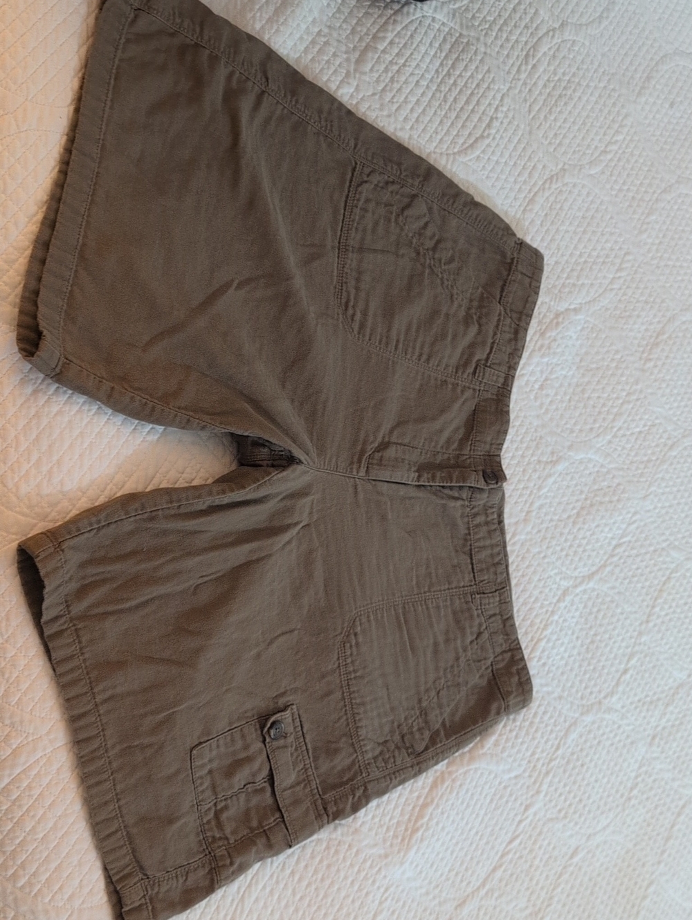 J.Jill Taupe 100% Cotton Gauze Cargo Shorts